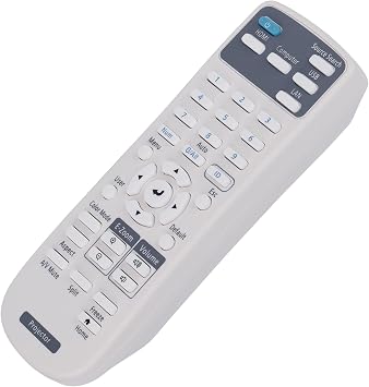 Replace Projector Remote Control fit for Epson Projector EB-E01 EB-E10 EB-L735U EB-W52 EB-X500 EH-TW710 EH-TW740 EH-TW750 EBL200F EX3280 EX5280 EX9230 VS260 EB-750F EB-1485Fi EB-E500