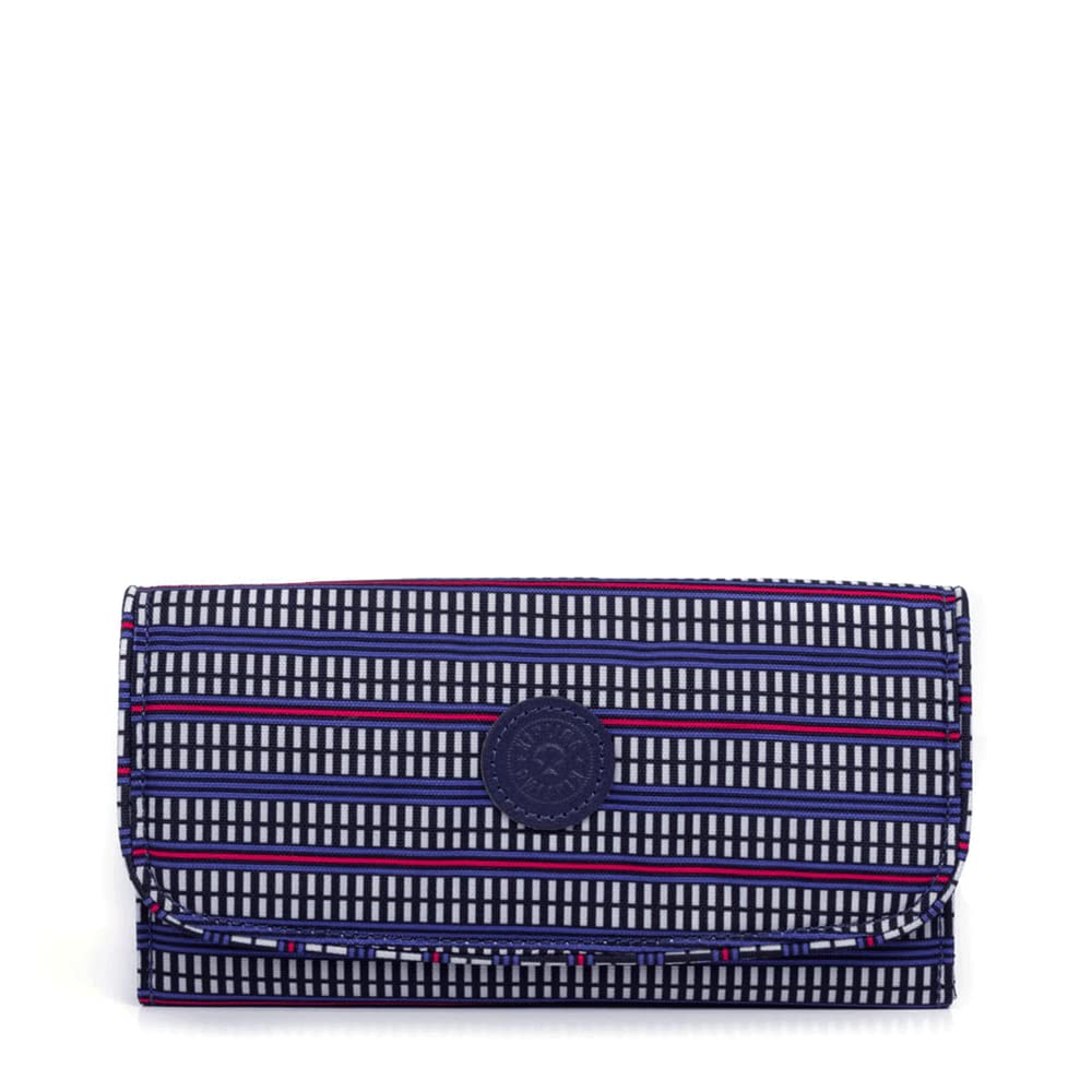 Kipling Money Land, Cartera Adultos Unisex, Blue Geo Print (Azul), Única
