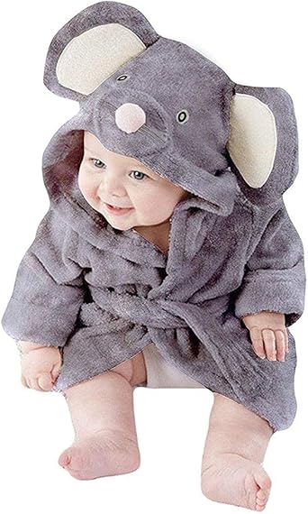 Baby hooded dressing gown Clearance