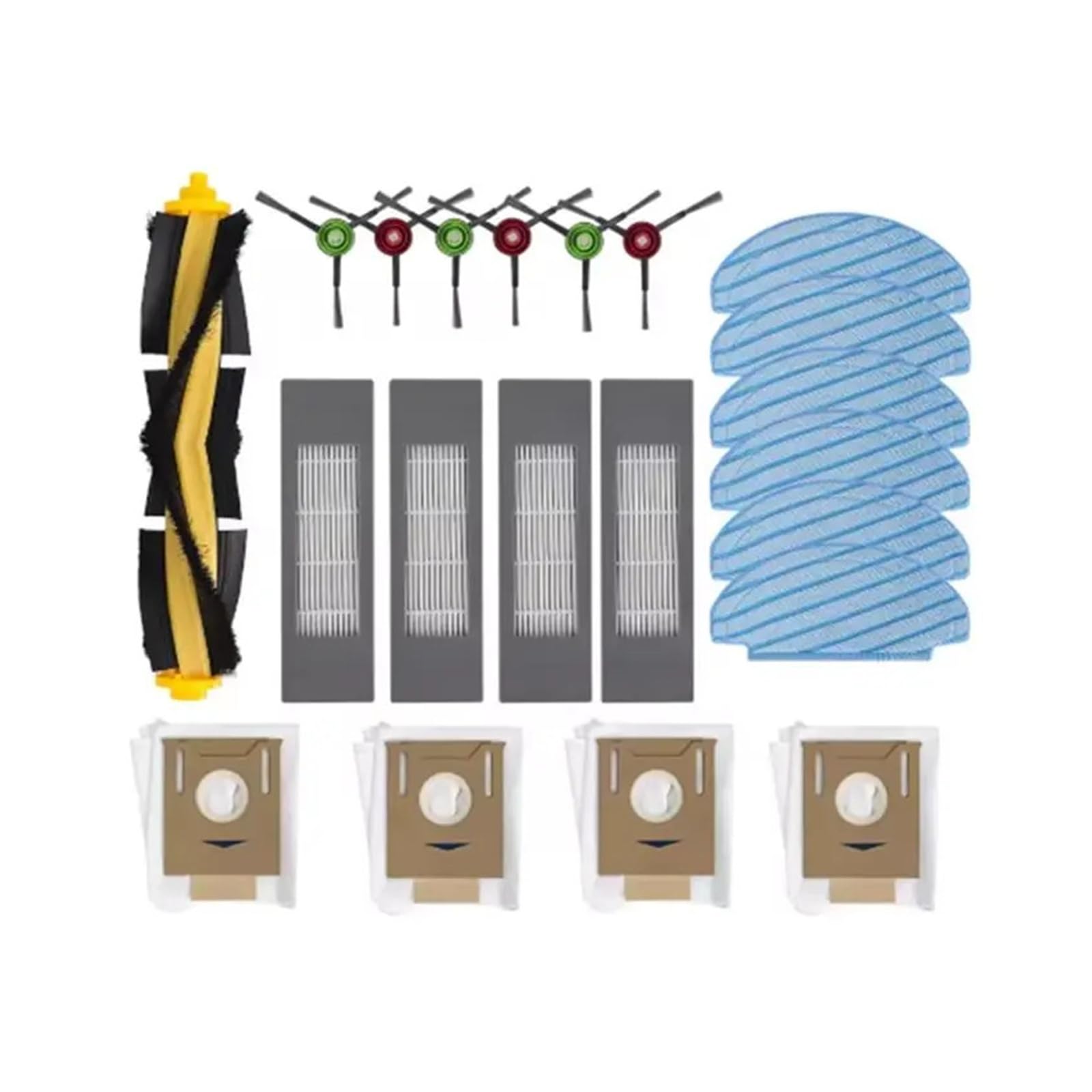 Shiketong WHYY-Robot Vacuum Cleaner Cleaning Accessories Set,Compatible For ECOVACS,Compatible For Deebot,T8 T8 Max AIVI T9 + N8 Pro N10 Plus