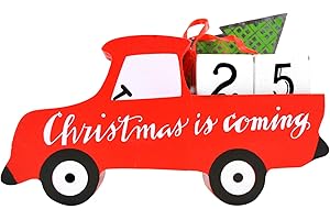 Christmas Countdown Wooden Xmas Calendar