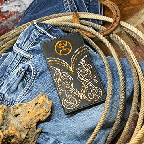 HOOey Leather Men's Rodeo Wallet (Ranger - Black)4