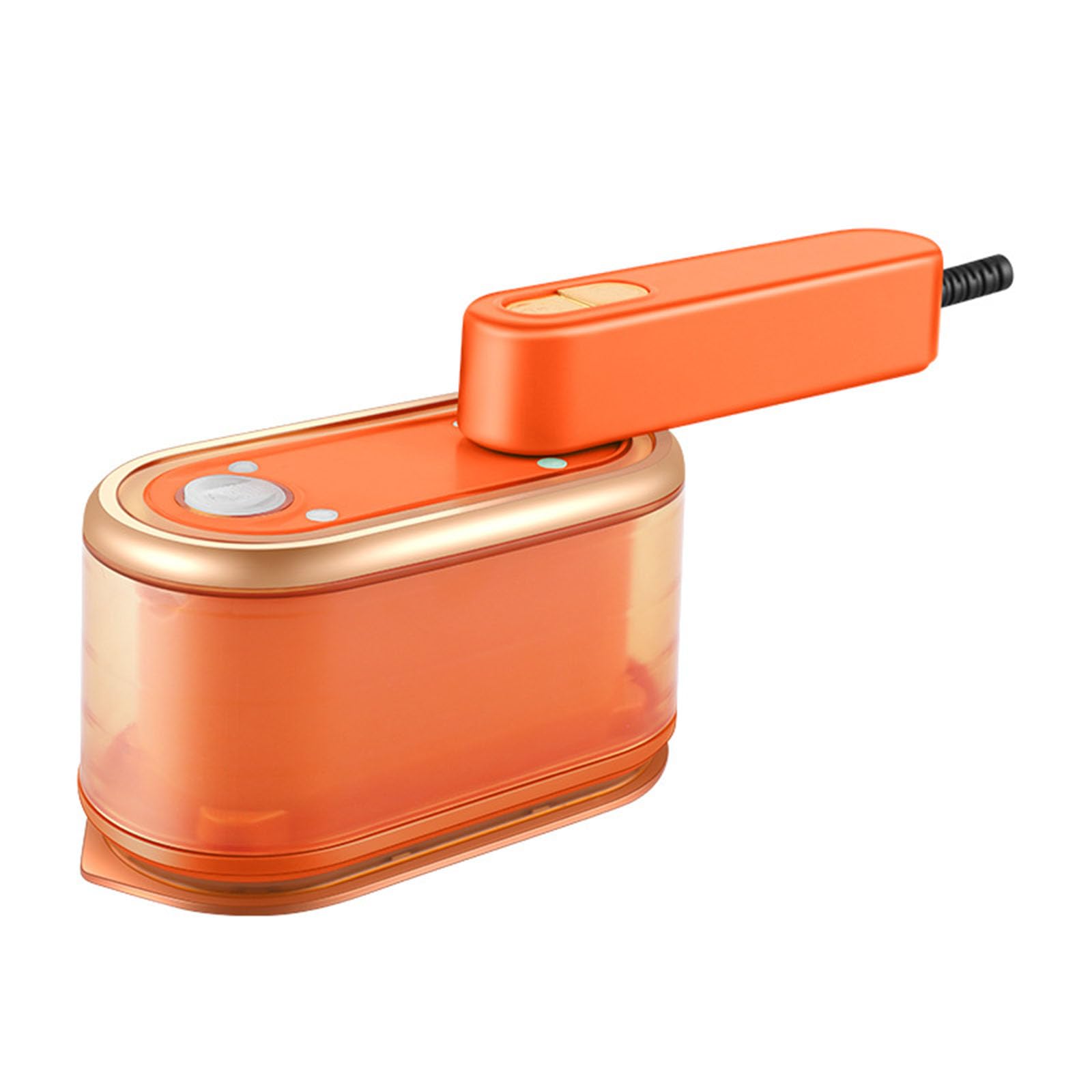 Stiratrice manuale con controllo intelligente della temperatura, serbatoio dell'acqua da 200 ml, leggera e portatile per una rimozione efficiente delle rughe, design a doppia punta