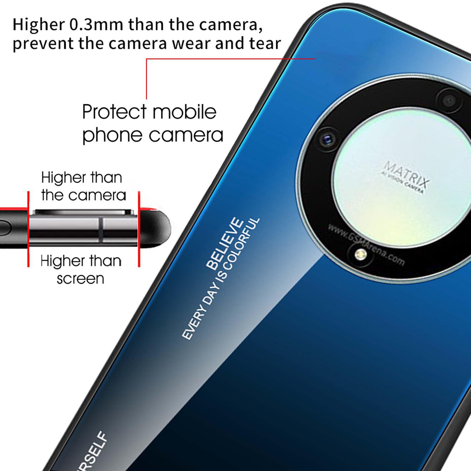 WOBURN Cover per Honor Magic 5 Lite 5G (Magic5 Lite) / X9a, TPU