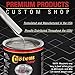 Custom Shop - Sterling Silver Metallic - Hot Rod Flatz Flat Matte Satin Urethane Auto Paint - Complete Quart Paint Kit - Professional Low Sheen Automotive, Car Truck Coating, 4:1 Mix Ratio