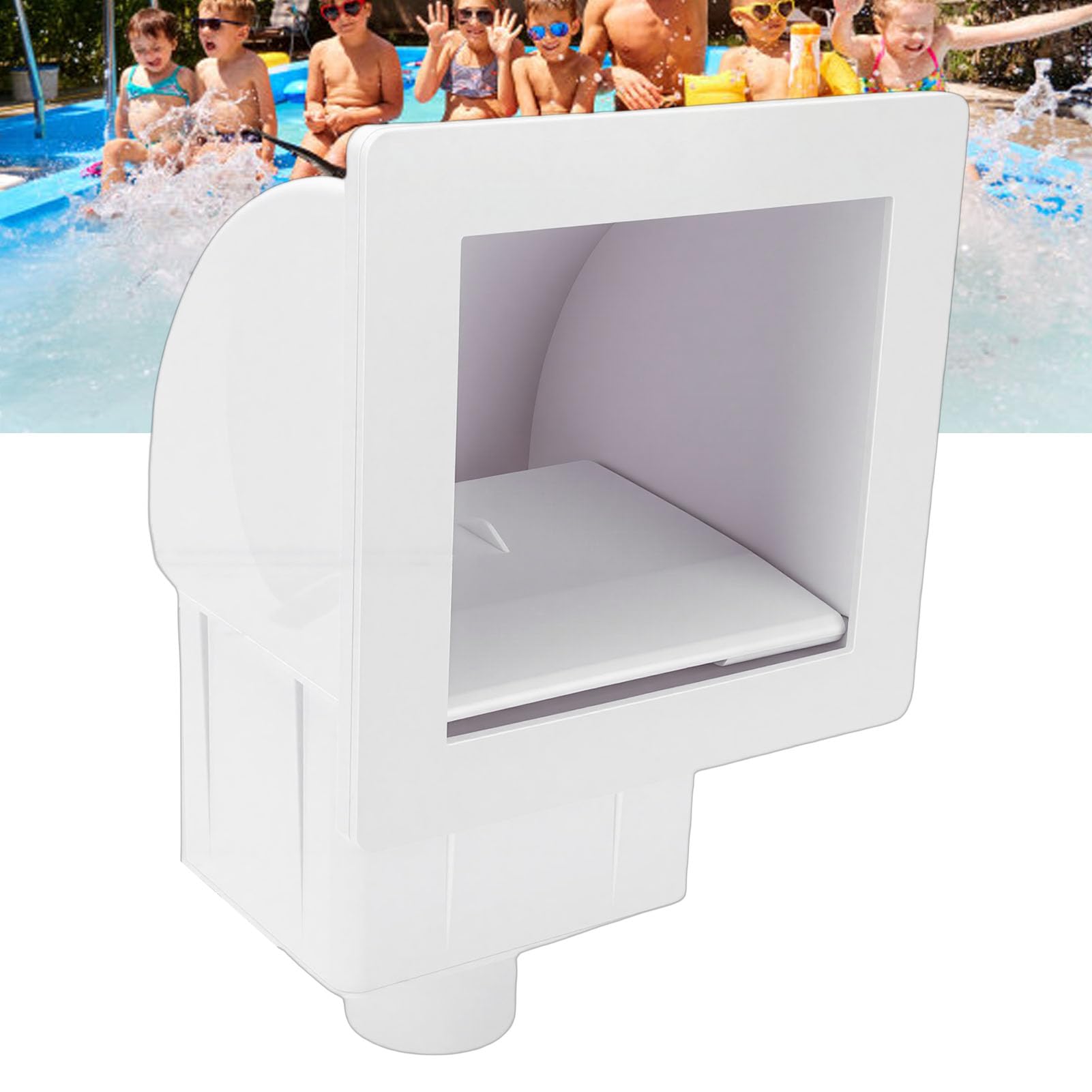 Tosuny Skimmer de Piscina a Través de la Pared Recolección Eficiente de Desechos para Piscinas de Parques de Agua Limpia