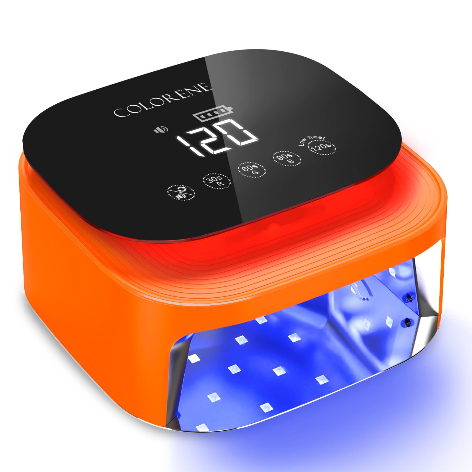 Amazon | コードレス UV LED ネイルランプ、60W 充電式ネイル