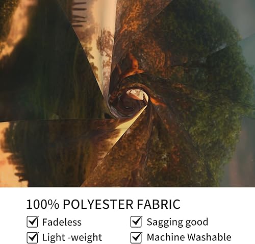 Miniatura 7 de Baxozud Un antiguo árbol de la vida que brilla, decoración del hogar, tapiz psicodélico tapiz para colgar en la pared