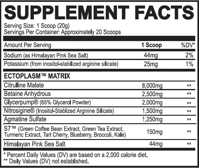 Image of Worldwide Nutrition Bundle Compatible with Black Magic Supply Ecto Plasm - Haterade High Volume Pre-Workout - 20 Scoops Non Stim Pump Preworkout Powder Supplement with Multi-Purpose Keychain