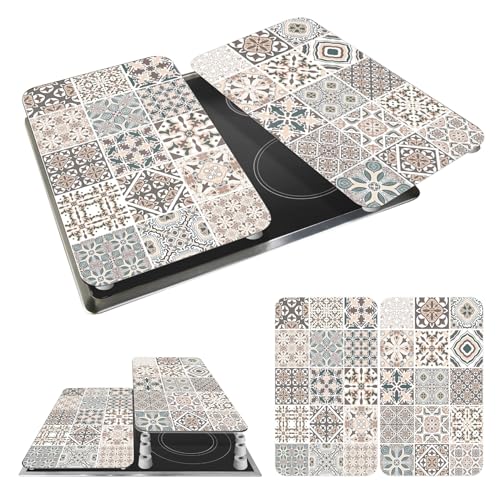 WENKO Placas protectoras para cocina Mod Azulejo, ajustable en altura para todo tipo de cocinas,...