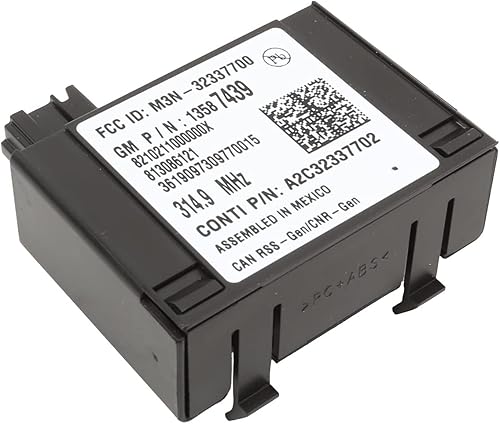 GM Piezas originales 13587439 Receptor de bloqueo de puerta de control remoto