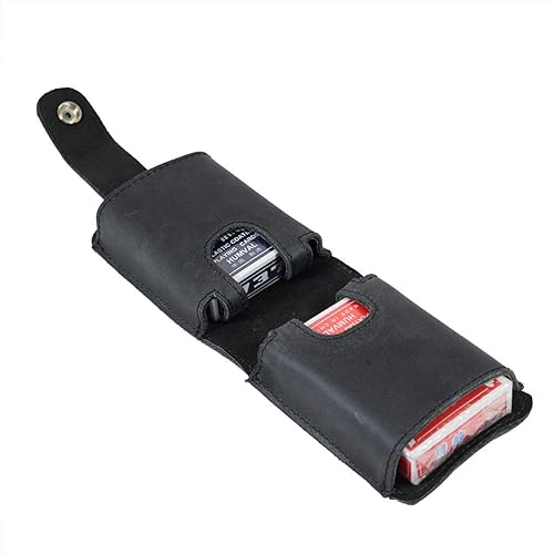 Miniatura 2 de Hide & Drink, Soporte de doble cubierta hecho a mano de cuero de grano completo - Bourbon Brown