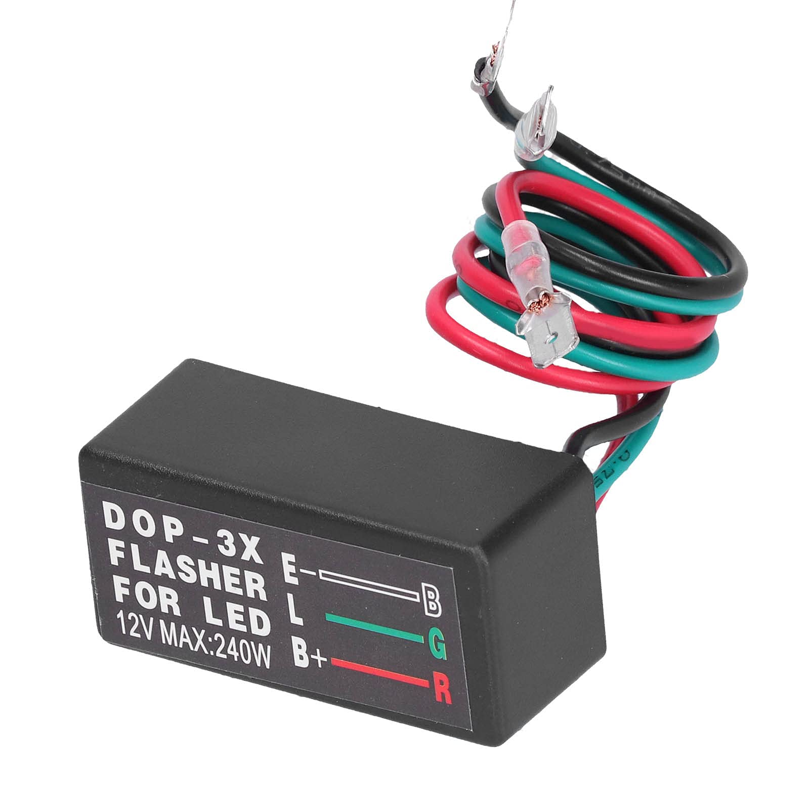Hilitand LED Flasher Relay Motorcycle, Flash Relay DOP?3X 12VDC 20A Universal LED Flashing Relay with Harness Turn Flasher, Powersports Turn, Hilitand5k0ua89zm6