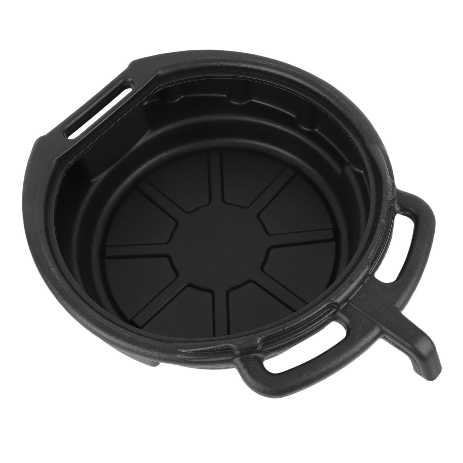 Bandeja de Drenaje de Aceite, Bandeja Recogida Aceite a Prueba Derrames Plástico Negro 10 L con Diseño Antisalpicaduras, para Taller Reparación Automóviles