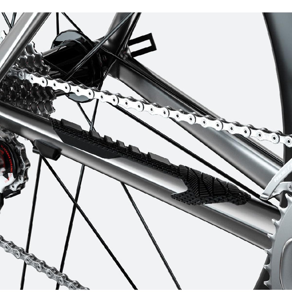 HOUSON Fahrrad Kettenstreben Schutz Folie, Fahrrad Rahmenschutz Kettenschutz Aufkleber Chain Guard Strebenschutz Klebeband für Mountainbike Rennrad Sport & Freizeit