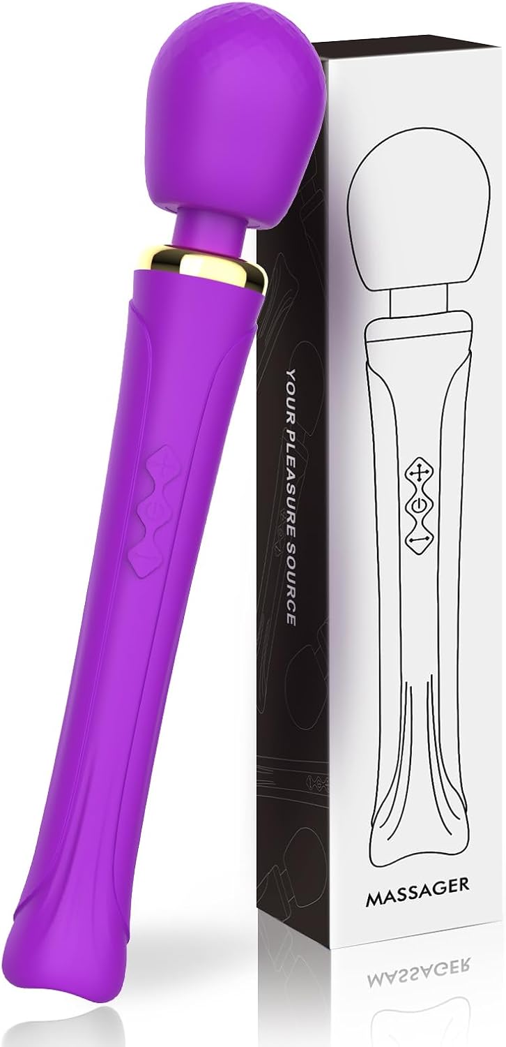 Handheld Massager-Cordless Vbrating Massagers-Travel-Quiet-Relax Body Muscles-Perfect Back Legs Hand Pains and Sports