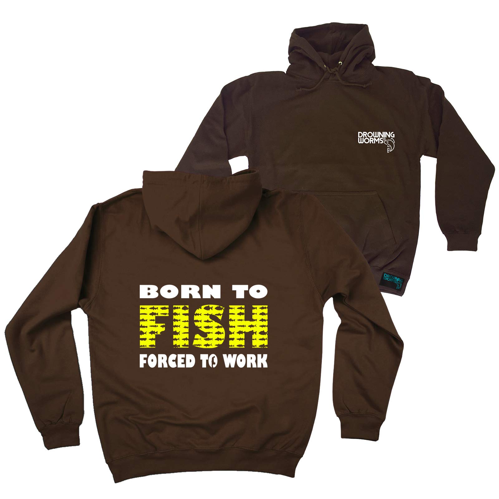 Drowning Worms FB Fishing Angling Sports Hoodie - Born to Fish Hoody Jumper Novelty Funny Clothing