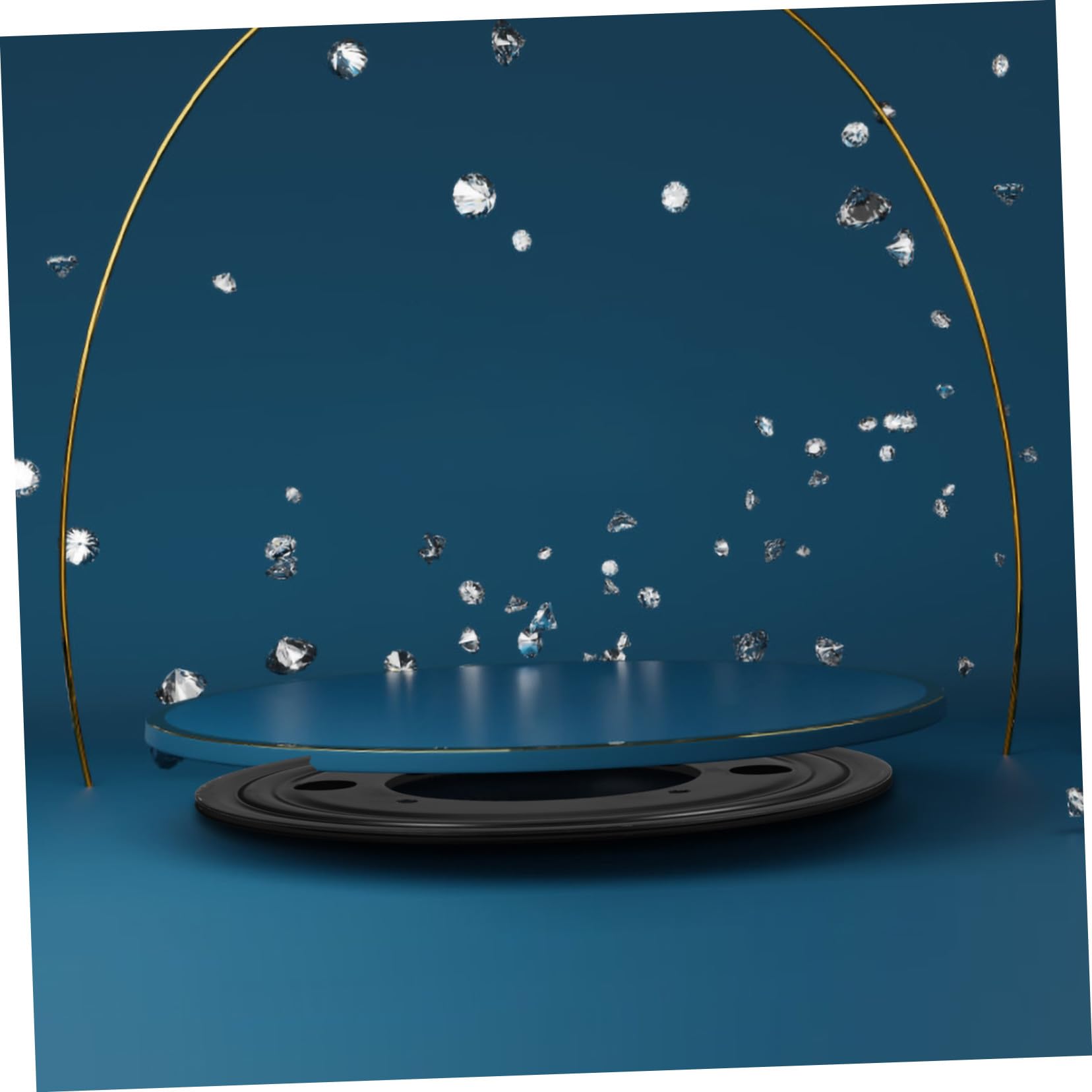 Plateau tournant Lazy Susan robuste avec roulements à billes de précision – Plaque pivotante lisse et silencieuse pour table de salle à manger et garde-manger – Support rotatif pour une gestion