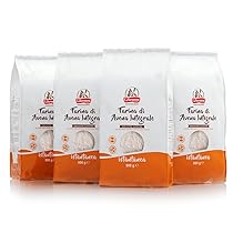 La Veronese | Farina di Avena Integrale Istantanea Senza Glutine, Anallergica, Fonte di Proteine e Ricca di Fibre, Povera di Sale, per Ricette Dolci o Salate, 4X500g