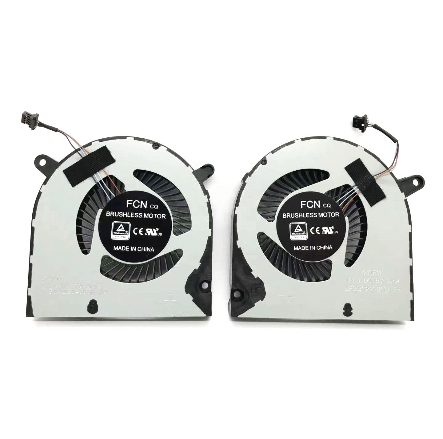 Laptop Internal CPU & GPU Cooling Fan for Dell- 2019 G3-3590 G3 3590 G5 SE 15 5500 5505 G3-3500 (i7 9th Gen) P89F Series Laptop CN-04NYWG & CN-0160GM 023.100G9.0013 series laptop