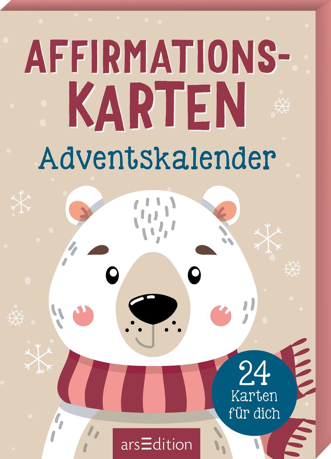 Affirmationskarten Adventskalender: 24 Karten für dich | 24 positive Affirmationen für den Advent | für Kinder ab 3 Jahren