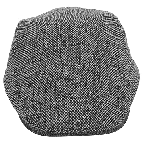 BESPORTBLE Boinas Gorros De Moda Gorra De Vendedor De Periódicos para Hombre Sombrero De Granjero Sombrero para Correr Sombrero del Camionero Unisexo Tapa Pescador Dark Grey Poliéster