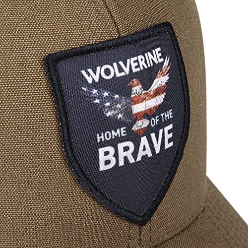 Image of Wolverine Trucker Hat | Mesh Back | Snapback | Adjustable | Rugged | Durable | Workwear