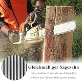 Pilnik do piły łańcuchowej, 6 sztuk pilników okrągłych, pilniki 5,2 mm, do ręcznego ostrzenia łańcuchów do piły
