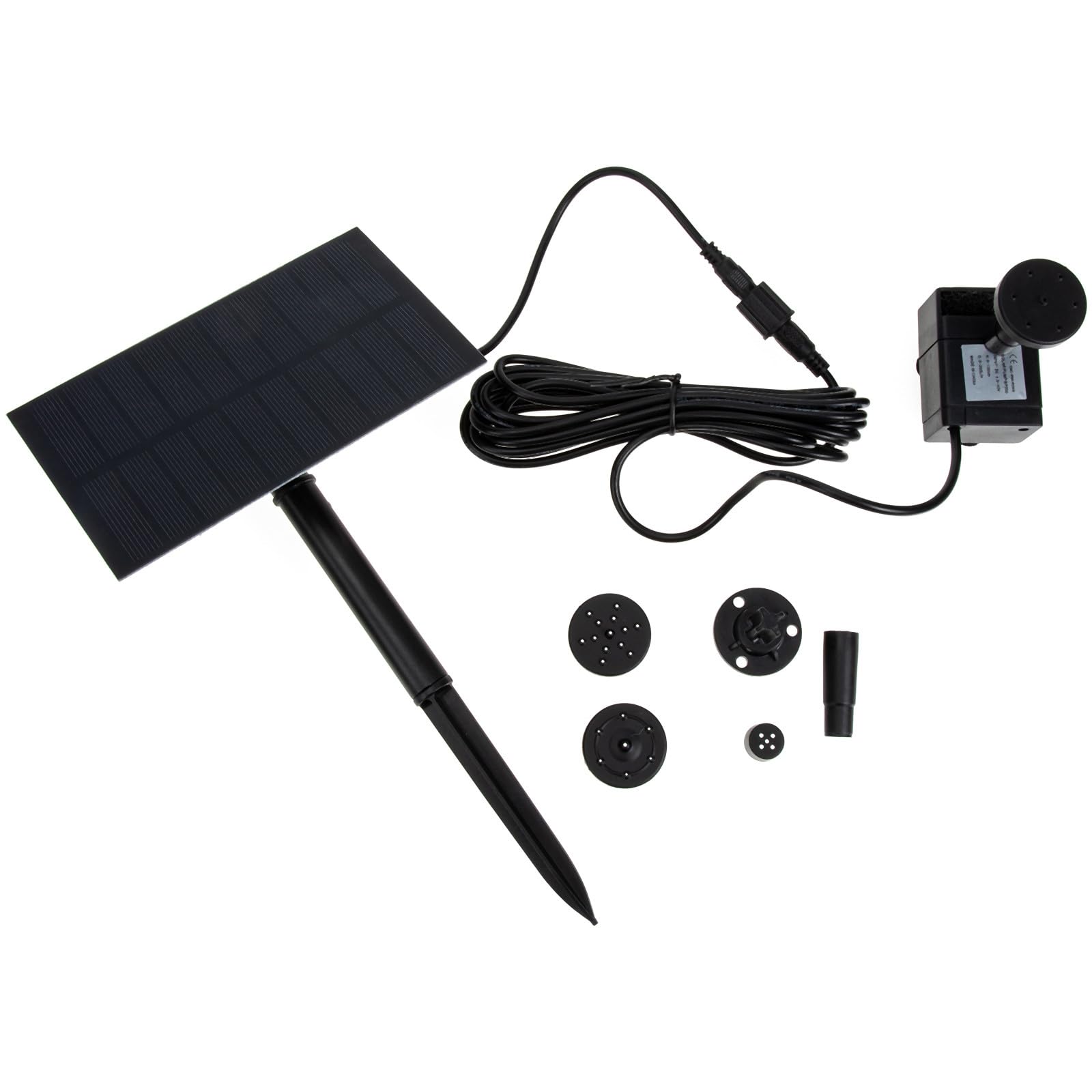 Fontaine solaire de jardin Veemoon 1.5W écologique et silencieuse