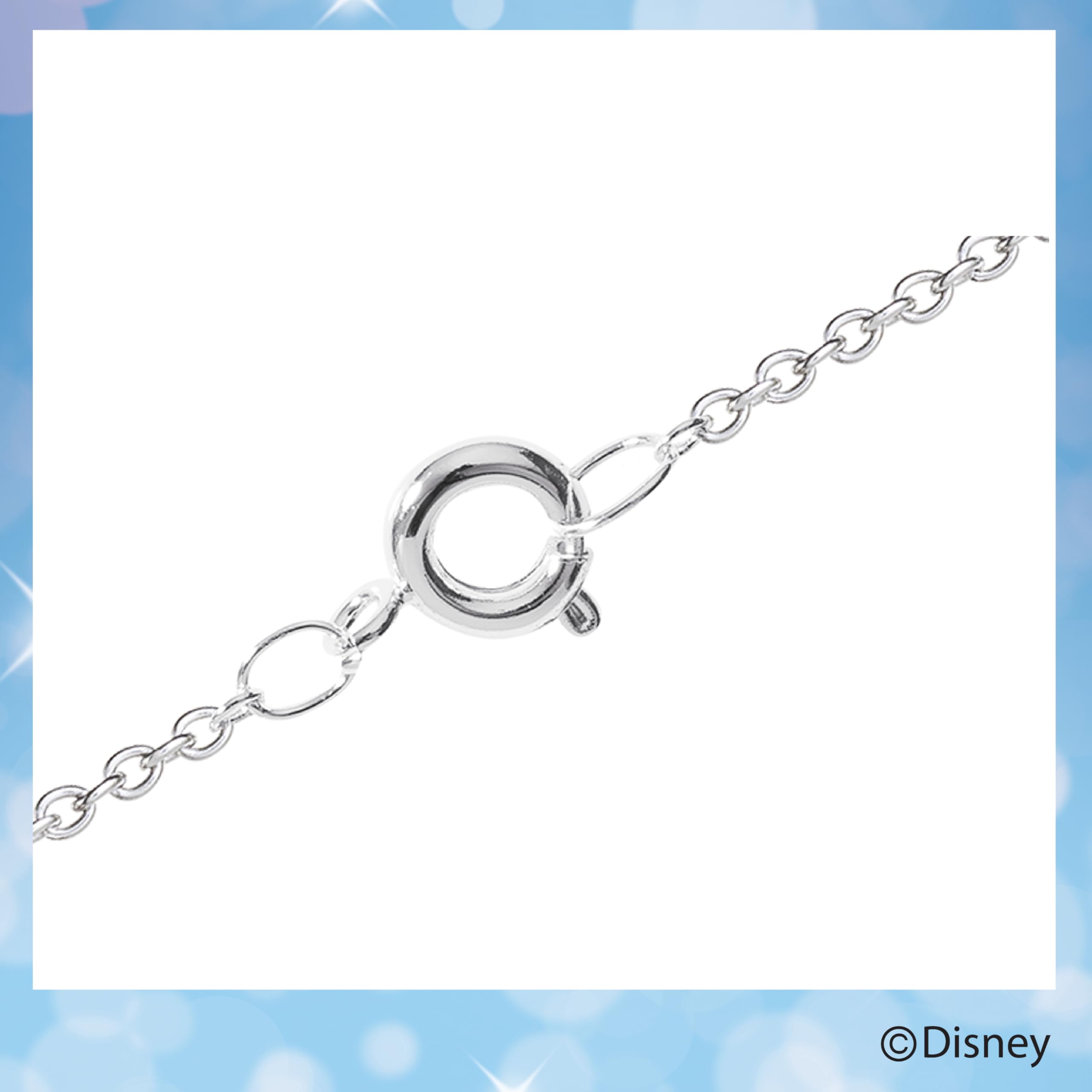 Disney Little Mermaid Ariel Sterling Silver Pendant Necklace, 18"