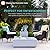 Best Choice Products 35x35-inch 40,000 BTU Square Propane Fire Pit Table for Backyard, Poolside w/Gas Tank Storage Side Table, Weather-Resistant Pit Cover, Glass Rocks - Distressed Gray