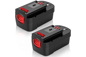 Enhanced Black+Decker 18 Volt Battery: Upgraded to 3600mAh for Extended Power