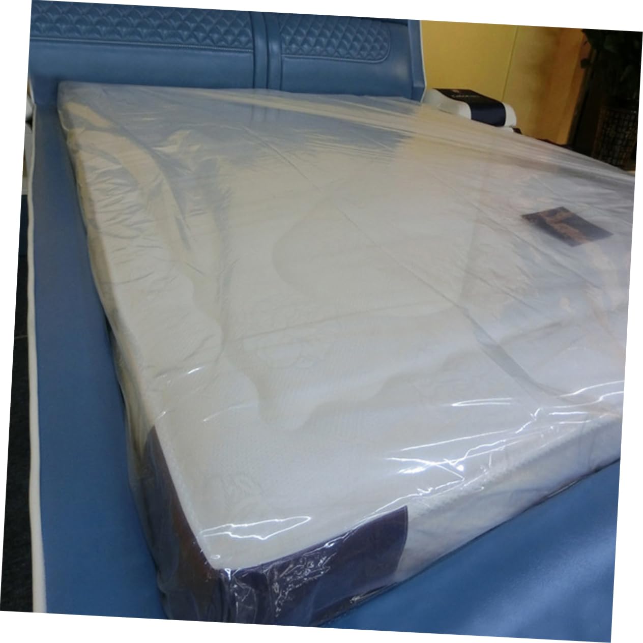 ULTECHNOVO Surmatelas Housse De Matelas Pochette Transparente Housse De Matelas Complète pour Stockage Et Déménagement