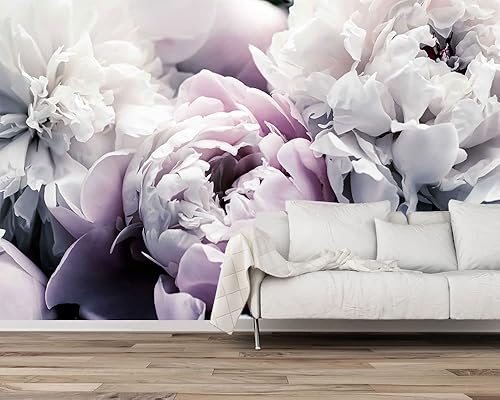 Miniatura 4 de Papel pintado floral mural de rosas grandes para dormitorio, sala de estar (no autoadhesivo)