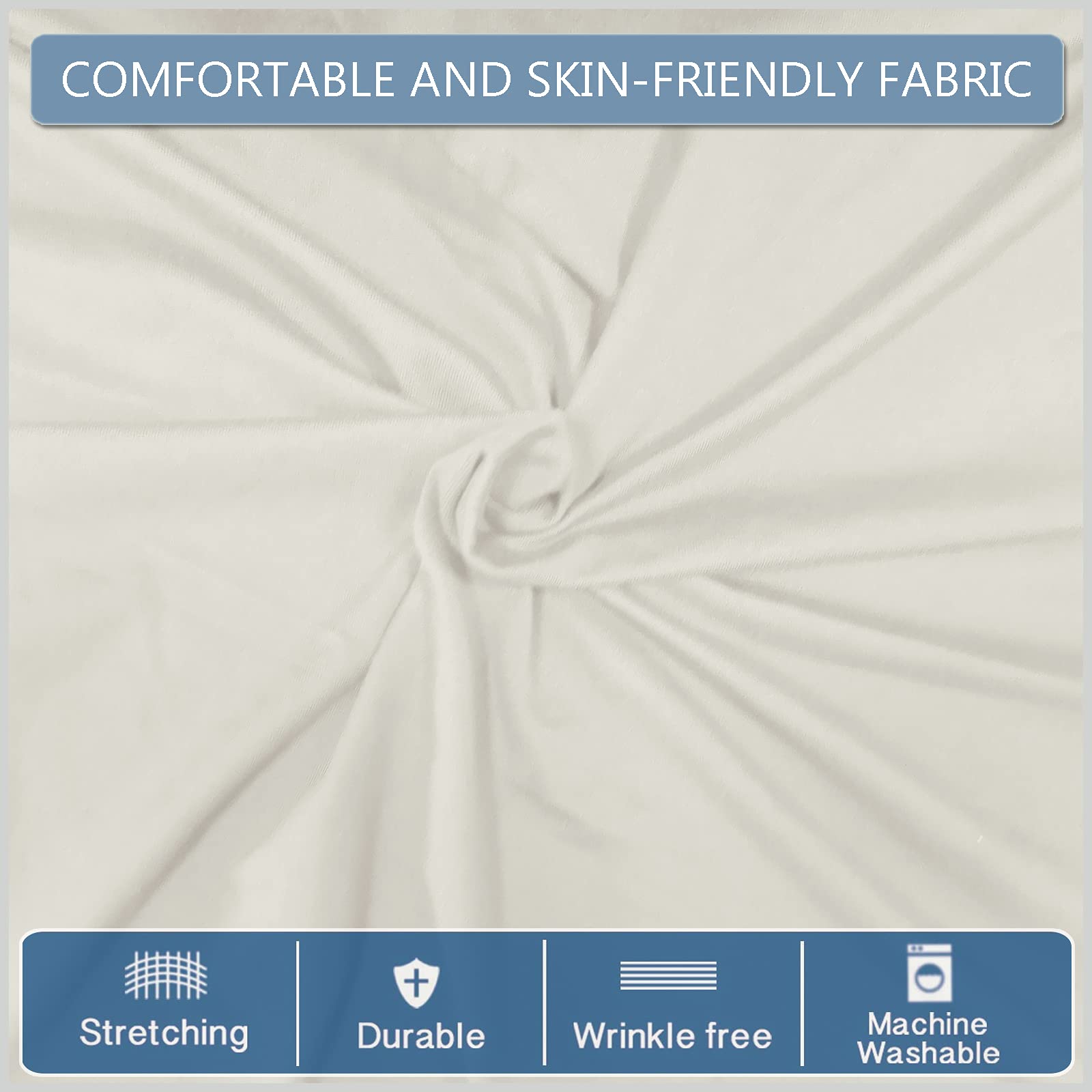 Richmond Draaibare Barstoel Linsey Chenille (zithoogte 68cm) - Richmond Interiors
