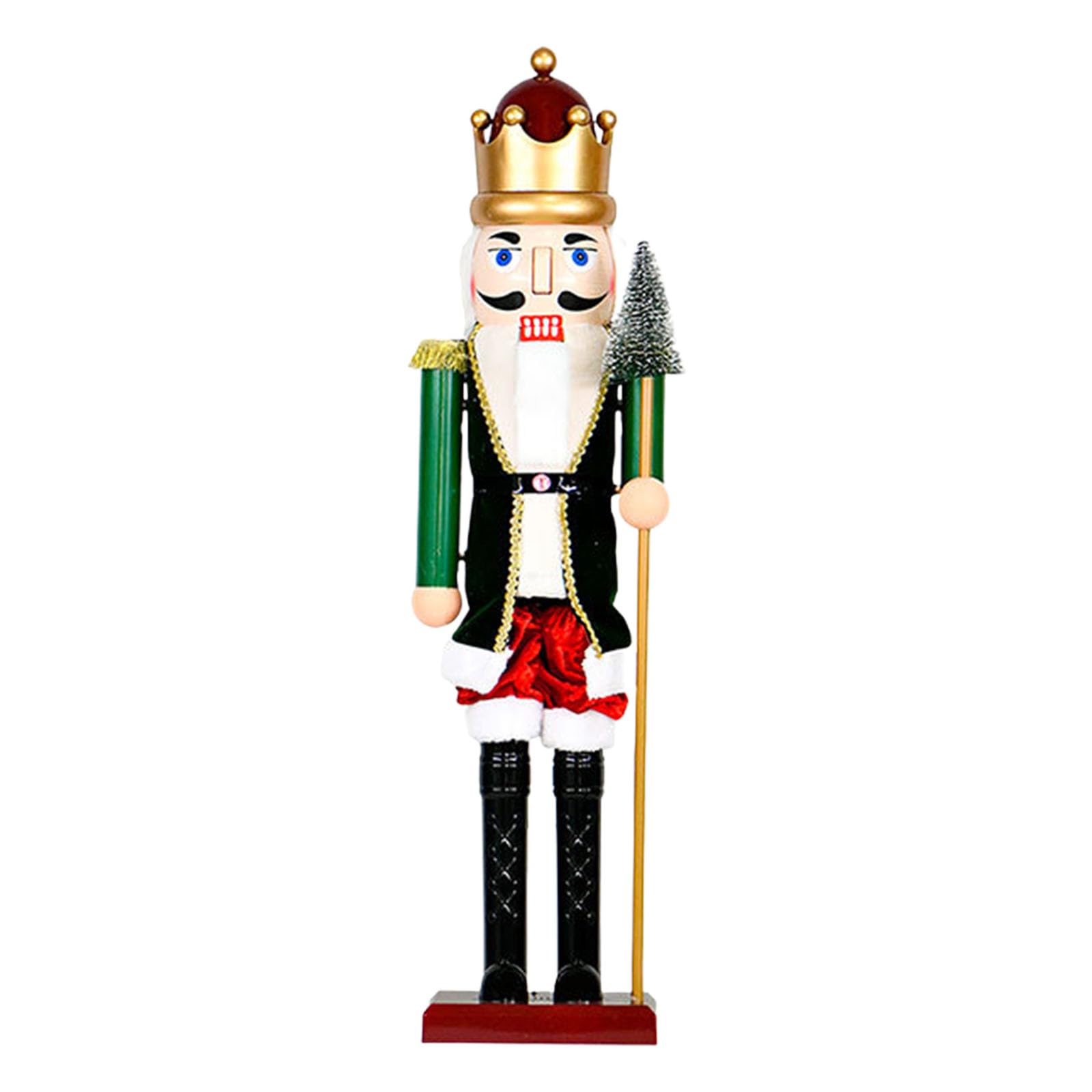 Woedpez Brightened Oaken Holiday Nutpick Statue Dramas Traditional Christmas Songs Exemplary for Celebratory Party Garnishes Oaken Nutpick with Radiances