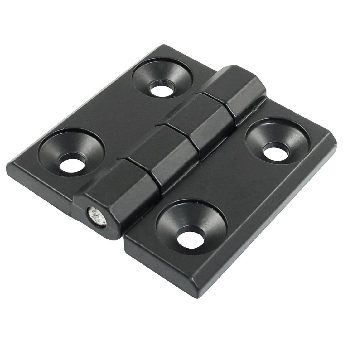 Uxcell Black Sourcingmap 57Mm X 57Mm Countersunk Hole Aluminum Cabinet Ball Bearing Hinge