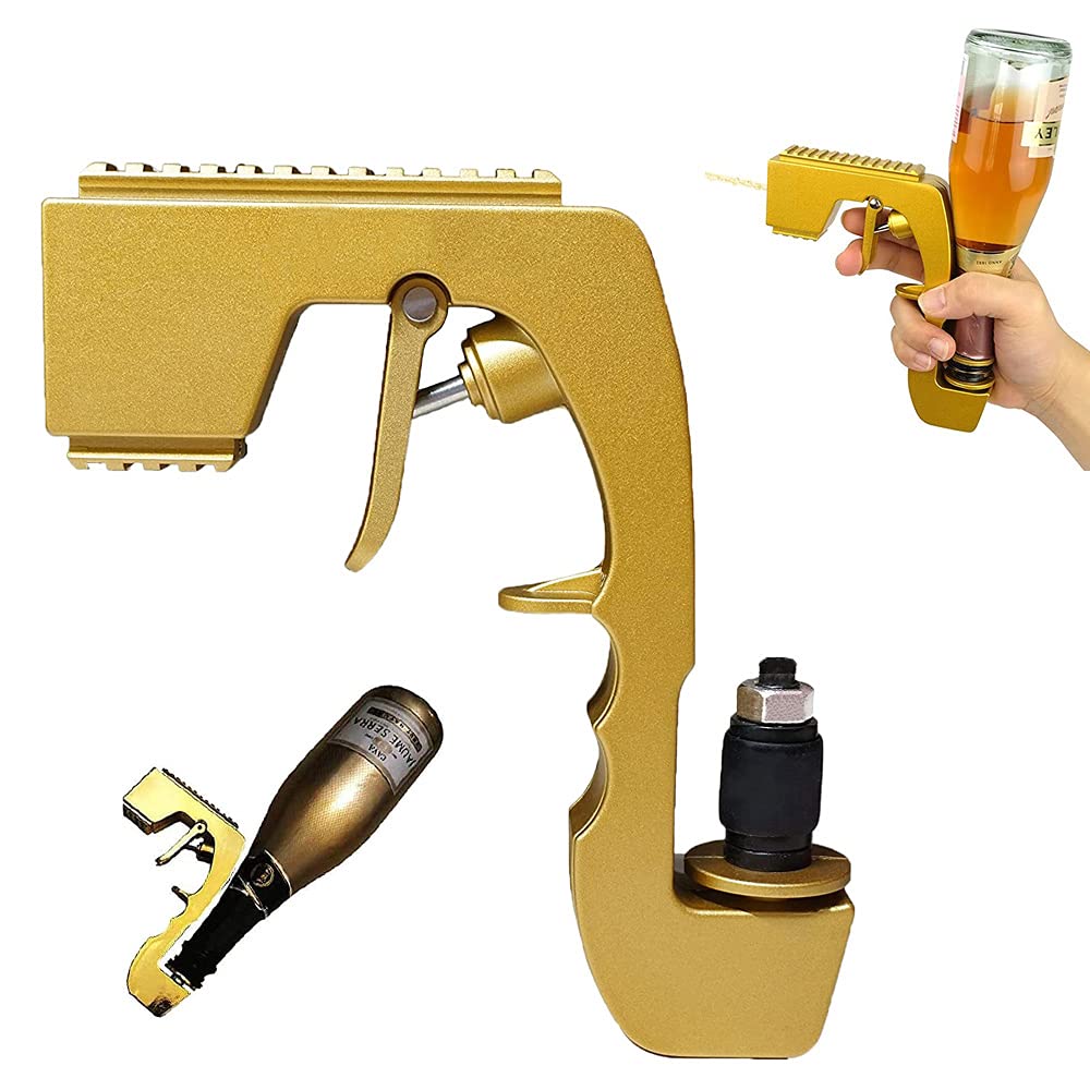 LAD Champagne Gun Sprayer,Premium Quality Bubbly Blaster,Bottle Beer Ejector Feeding for Party Wine Beer Dispenser,Champagne Spout for Party Club Bar