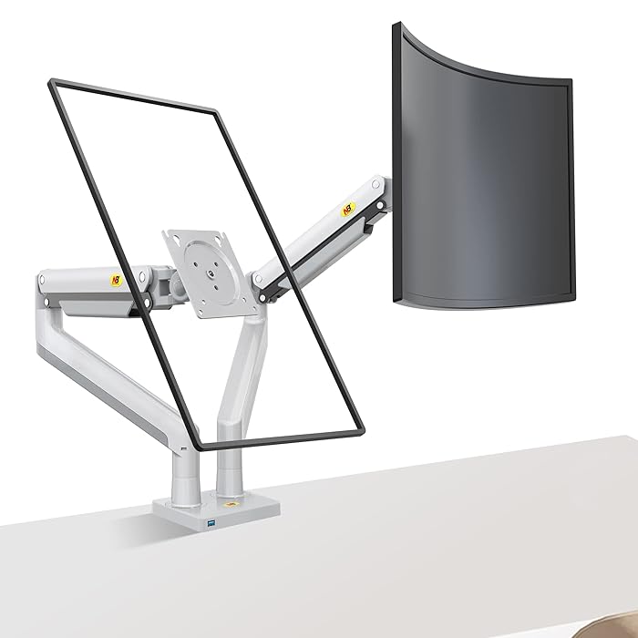 Buy NB North Bayou Dual Monitor Arm Ultra Wide Full Motion Swivel