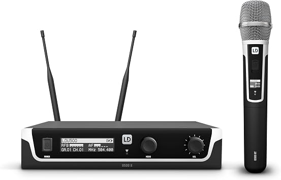 LD Systems U508 HHC 2 Wireless Microphone System with 2 x Handheld Microphone Condenser