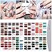 20 Feuilles D'autocollant de Vernis à Ongles Full Wrap Nail Art Autocollant, Kalolary Imprimé Léopard Auto-adhésif Nail Art Decal Strip Nail Stickers avec Lime à Ongles