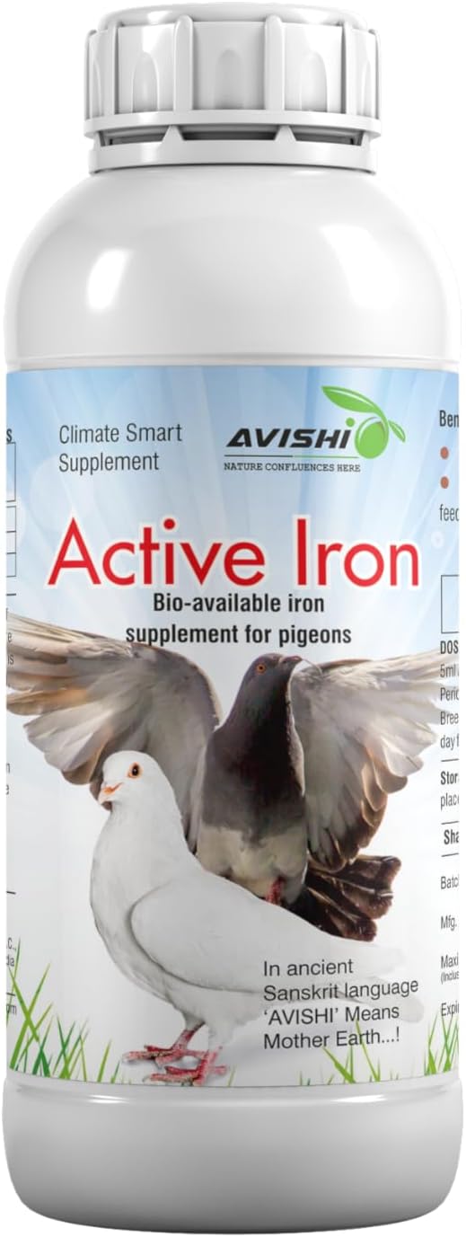 Active Iron, Bio-Available Iron Supplement for Pigeons (100ml)