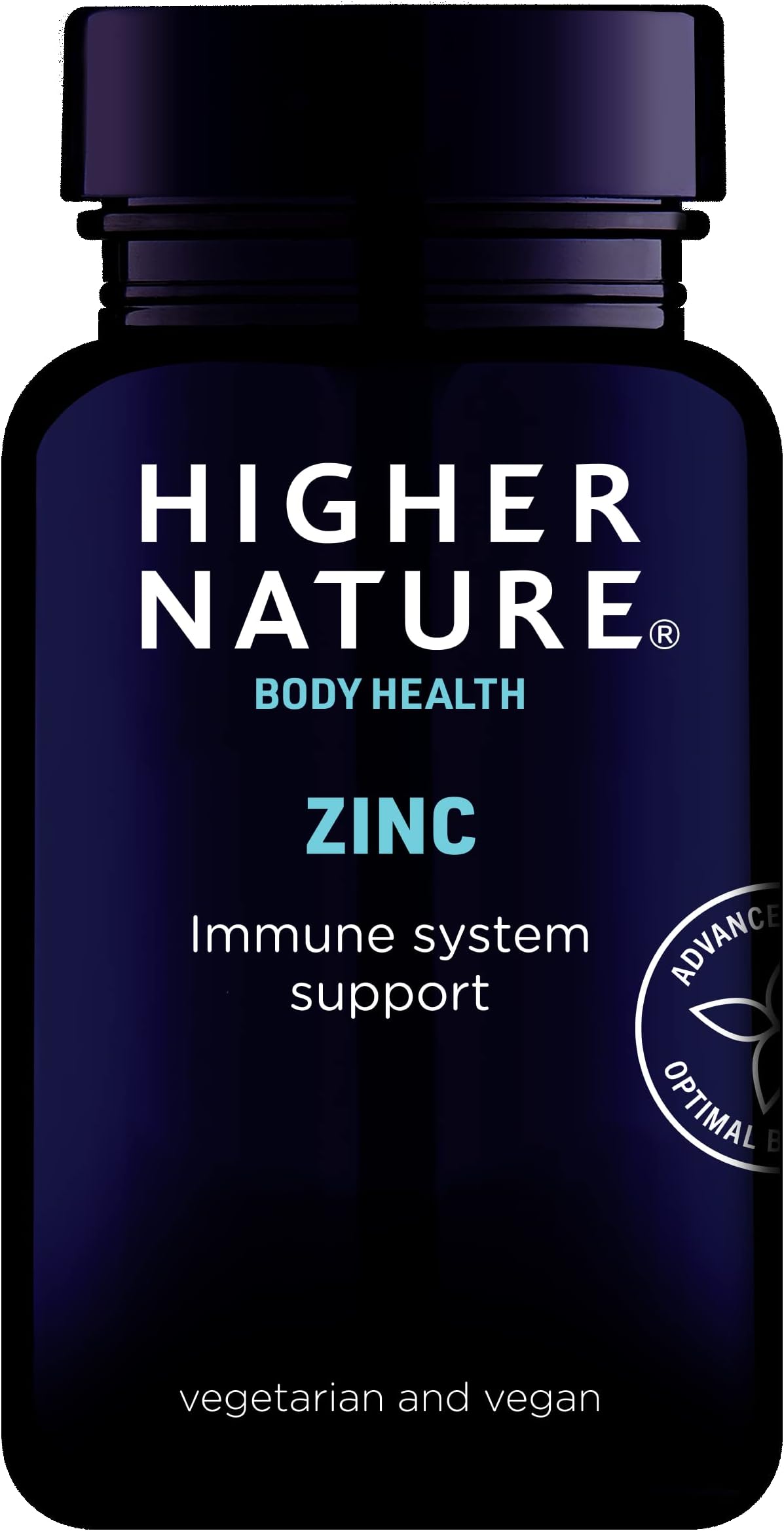 Higher Nature Zinc Supplements - Immune System, Cognitive Function & Fertility Support - Gluten Free - Vegetarian & Vegan - 90 Tablets