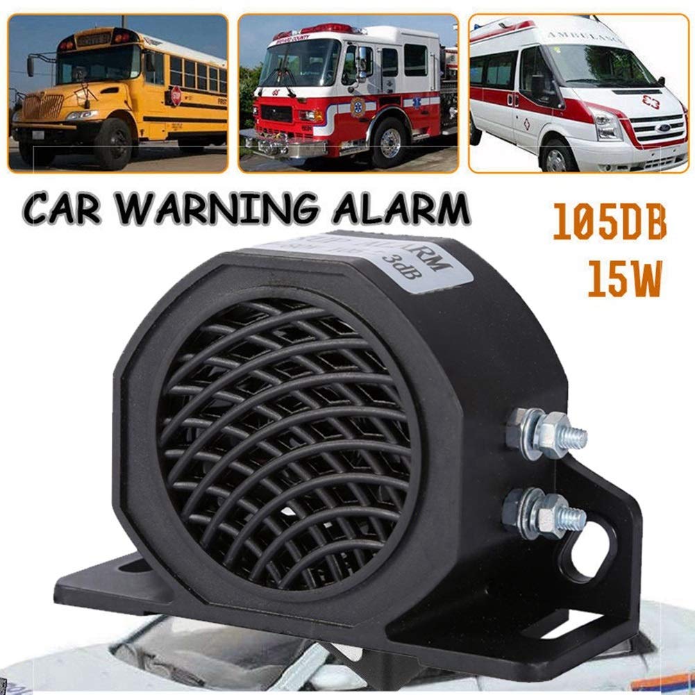 KSTE Cicalino di Avvertimento 12-80V 105 DB Universale per Auto Camion Veicoli Commerciali Pesanti