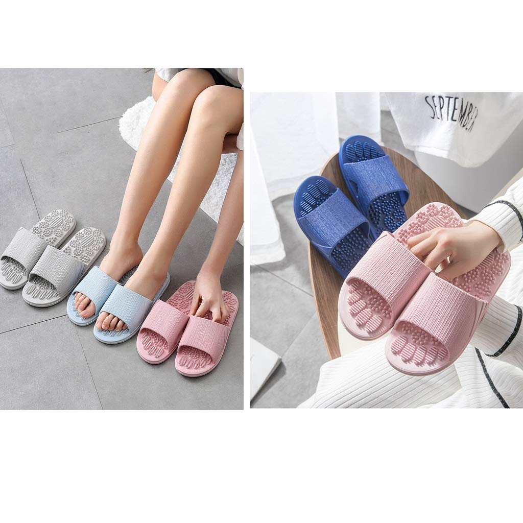 Akupressur-Massagepantoffeln für Damen und Herren, Reflexzonen-Sandalen für Fuß, Akupoint-Massage, Fußgewölbe, Schmerzlinderung, Massageschuhe für Bad, Dusche,