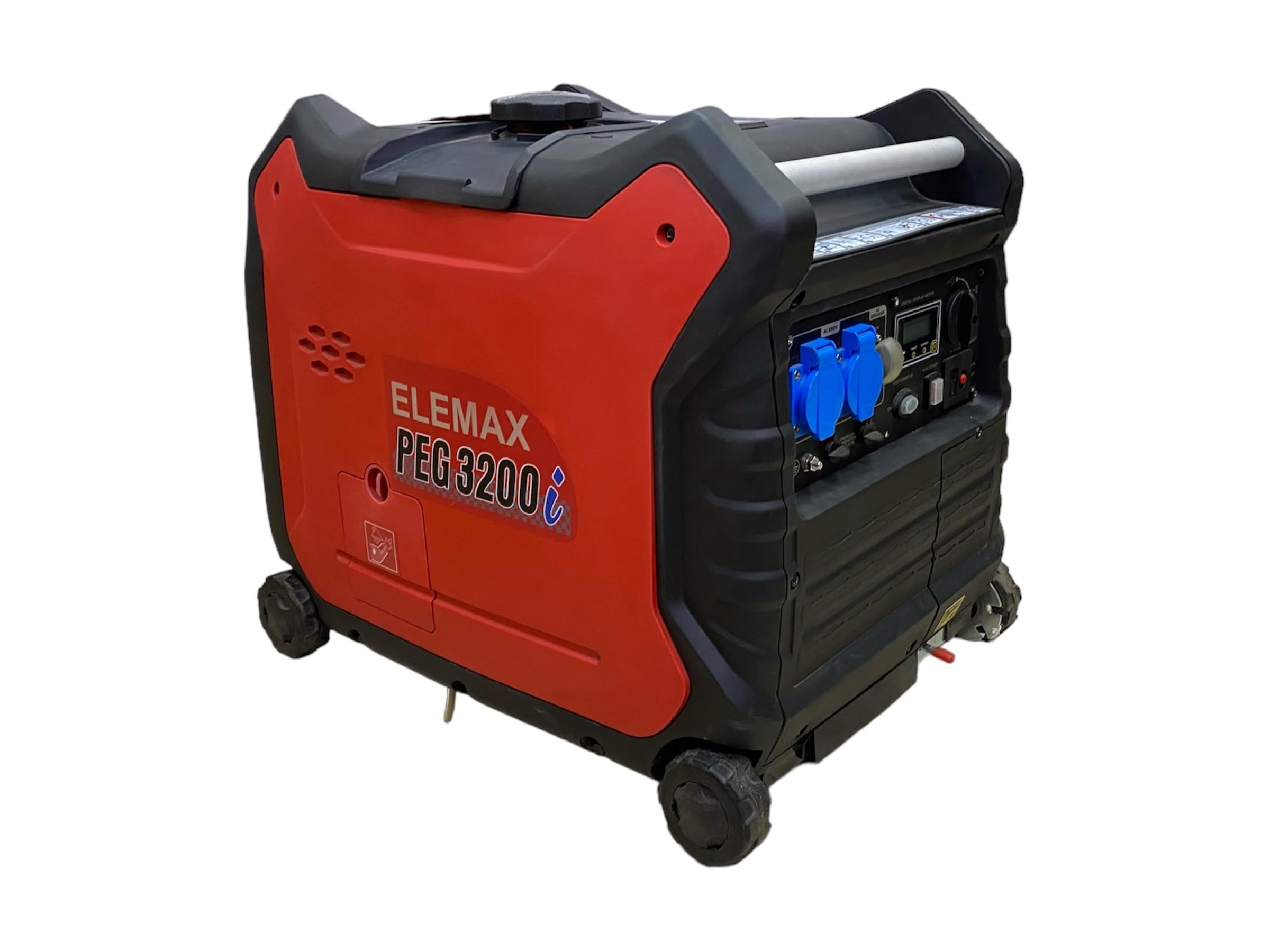 ELEMAX PEG 3200i 3000 Watts CPCB Approved Super Silent Inverter Generator With Electric + Recoil Start | Home and Commercial Use | 1-Year Full Warranty