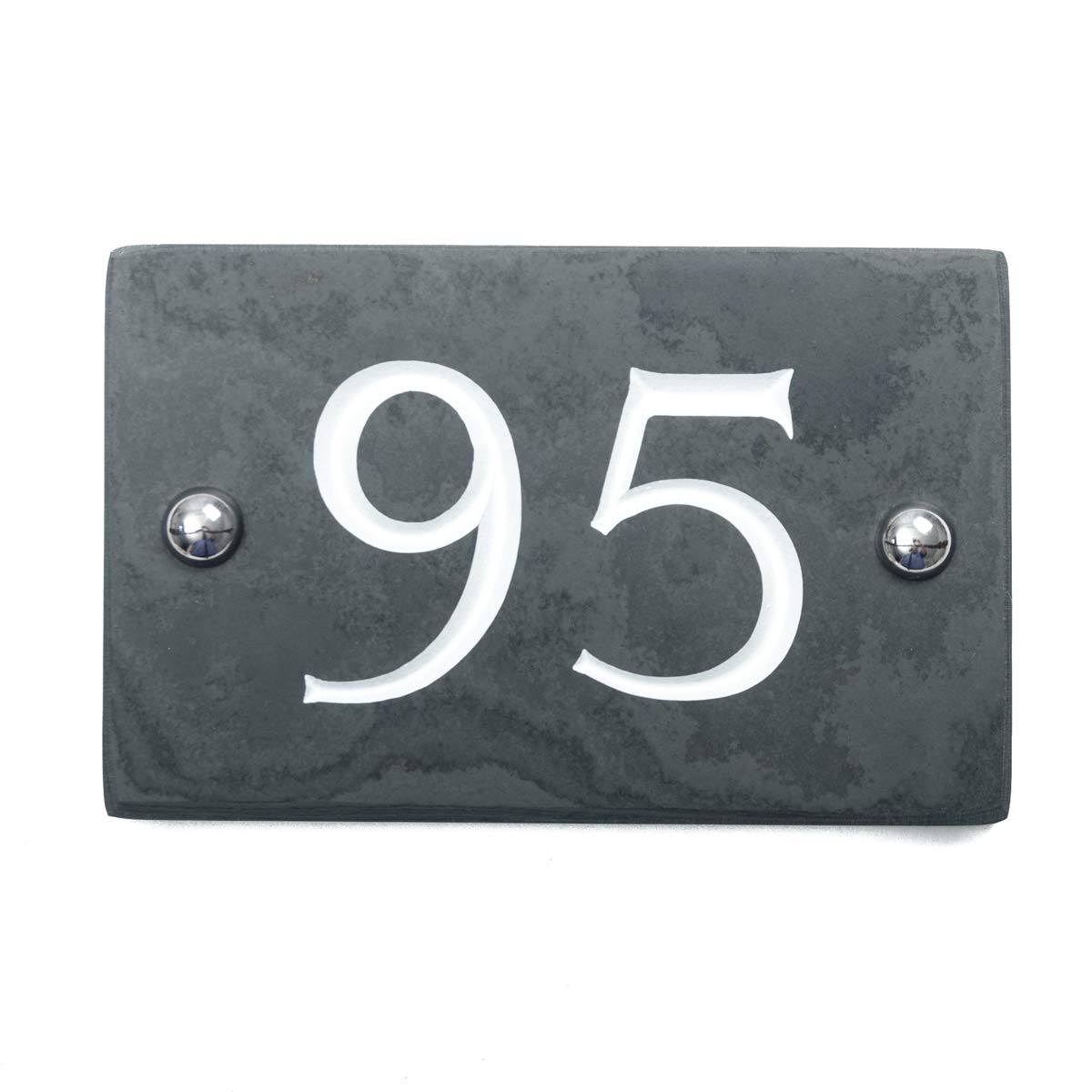 Slate Engraved House Number 95