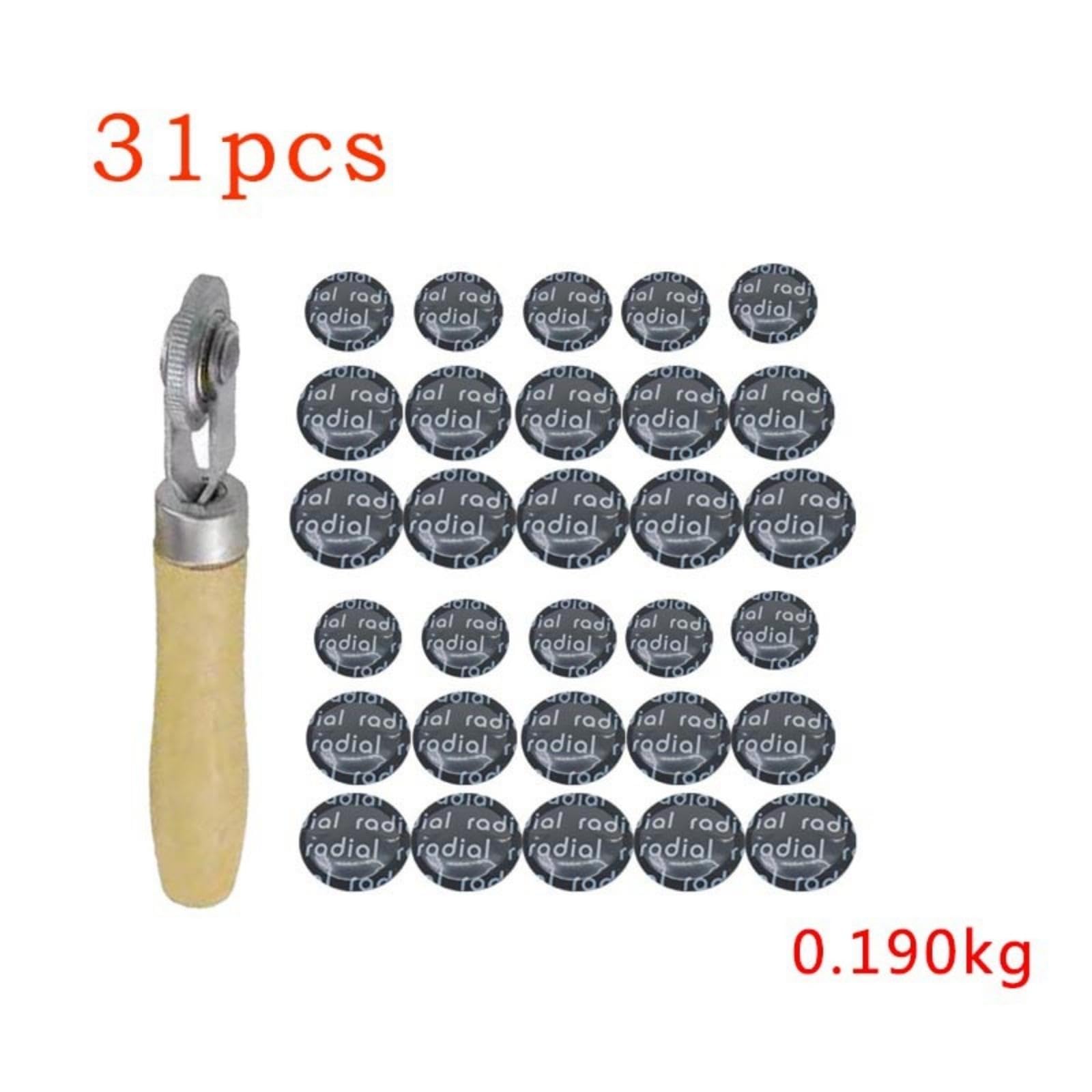 Kit De 6 Rustines Pour Pneus De Vélo – Caoutchouc Sans Colle, Réparation Facile Et Rapide En Cas De Crevaison