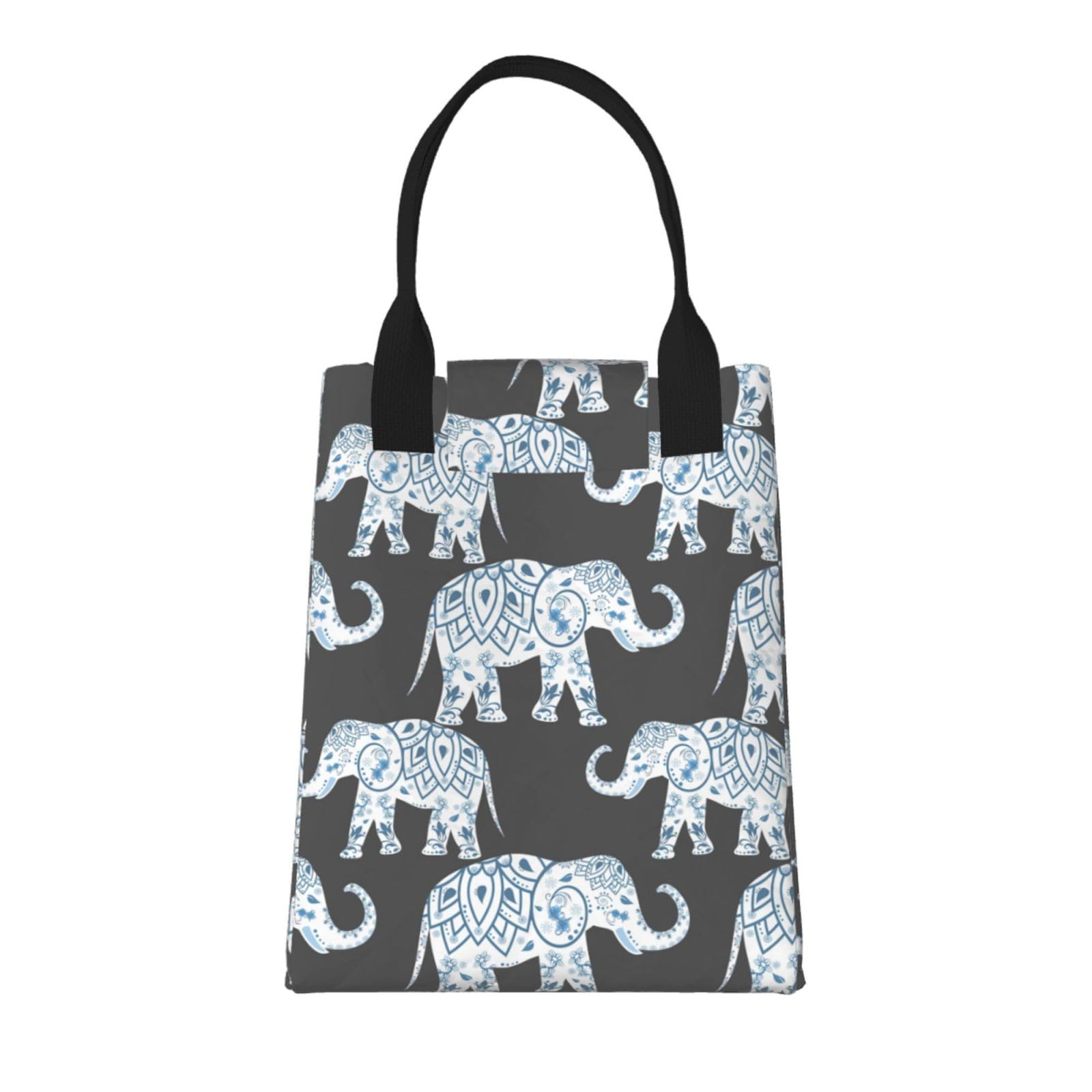 Borsa termica per il pranzo a forma di elefante, riutilizzabile, per adulti, ideale per lavoro, picnic e viaggi
