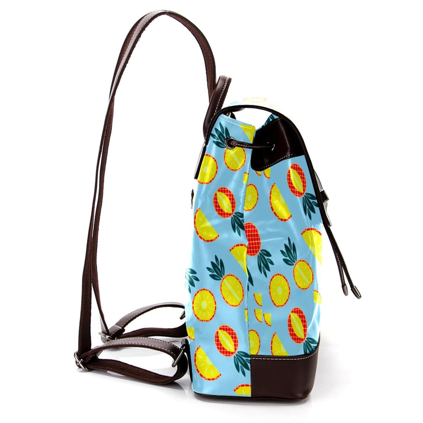 Moda damska plecak niebieski siłownia mężczyzna miękka sztuczna skóra klapa torba na ramię szkoła torba podróżna, MultiColor 07